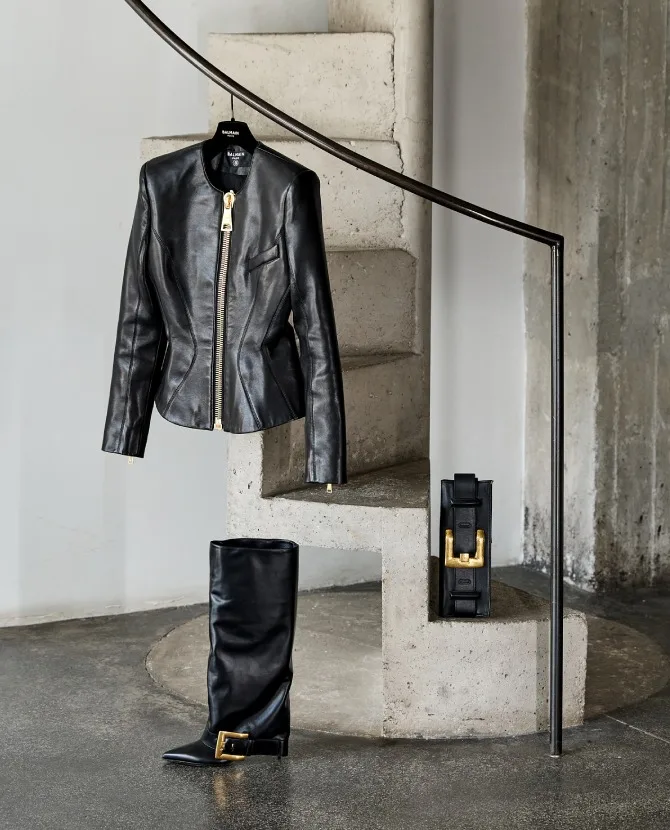 <strong>Meet Balmain:</strong>Discover Balmain’s new Fall collection—bold silhouettes, sharp details and unmistakable Parisian attitude, now at Kalogirou. 