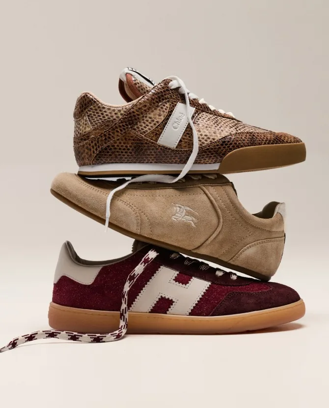 <strong>The Sneaker Edit:</strong>Discover the Sneaker Edit featuring Miu Miu, Chloé, Burberry, Maison Margiela and more—statement styles that bring a modern edge to every everyday look.
