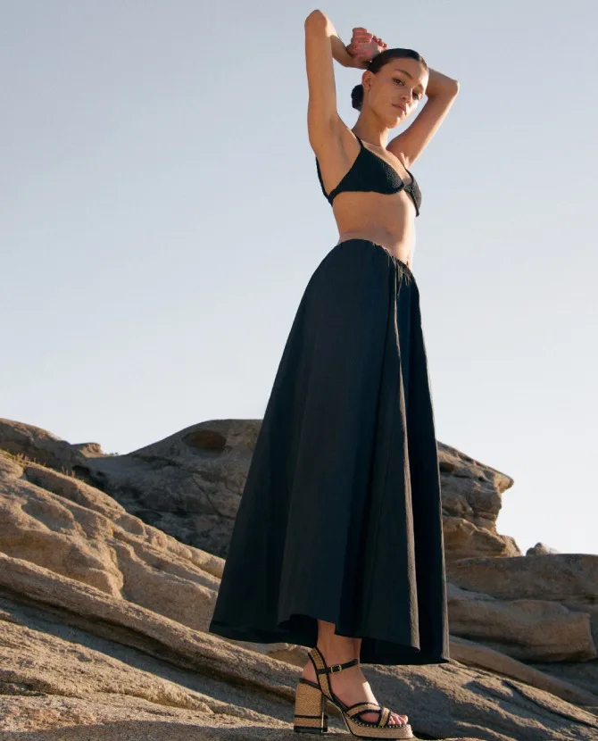 <strong>THE VACATION WARDROBE</strong>From poolside mornings to dinner under the stars, discover everything you need for your next escape.