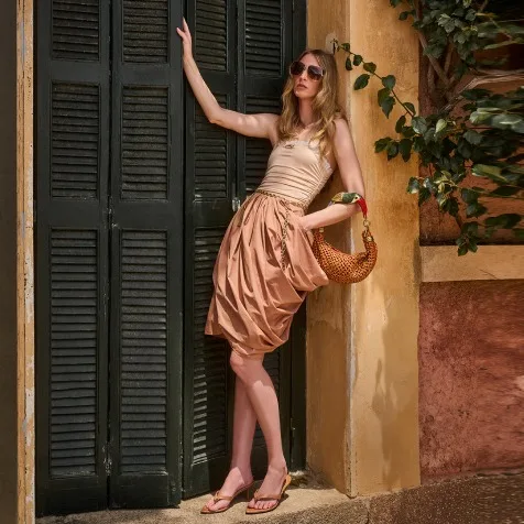 <strong>GALINI</strong>Inspired by the light, beauty, and emotion of the Greek summer, the Summer 2026 campaign “Galini” presents a contemporary love story celebrating effortless elegance and the timeless spirit of summer.